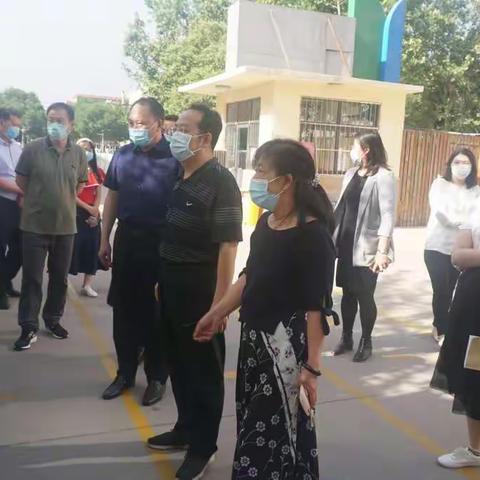 河北省教育厅、市、区教育局督导组莅临桥西区东风国际学校对第三批复课工作进行督导