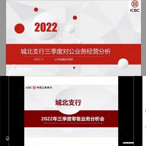 城北支行组织召开2022年三季度经营分析会