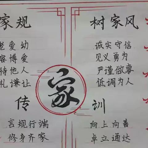 弘扬家风颂传统 承继家训塑德行 —— 林州市世纪学校三年级“家训润心田 家风共传承”活动纪实