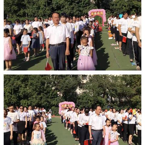 我是小学生啦！     石河子第三小学一年级2班新生入学礼