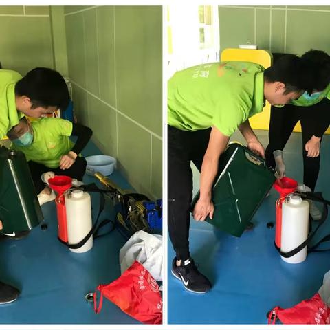 疫情严防控 我们在行动——成长树第一幼儿园消毒美篇
