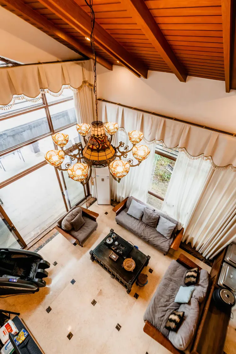 清远佛冈~巴厘岛4房5床超大花园大泳池温泉度假别墅