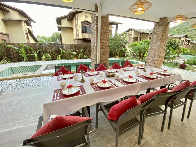 山顶棉兰风情5房9床泳池温泉别墅