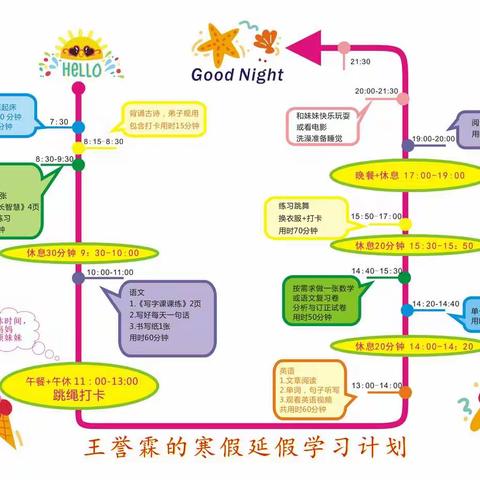 停课不停学，厚积薄发日精进——金师附小一1班课业计划表来啦
