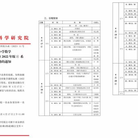 习新课标，温新理念——烟台市小学数学新课标系列解读和培训活动纪实【蓬莱区北沟学区西城小学】