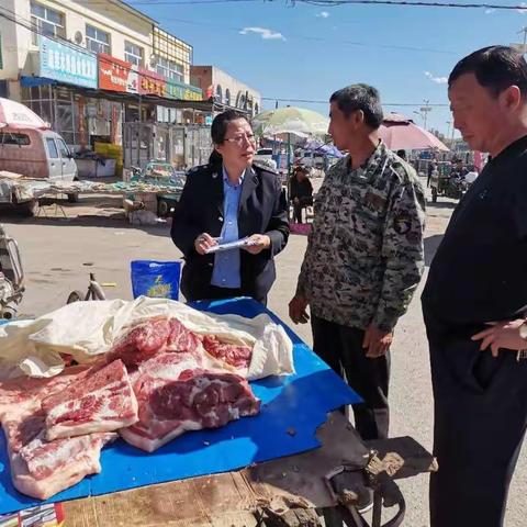 多部门联合执法开展农村生猪肉产品市场专项整治工作