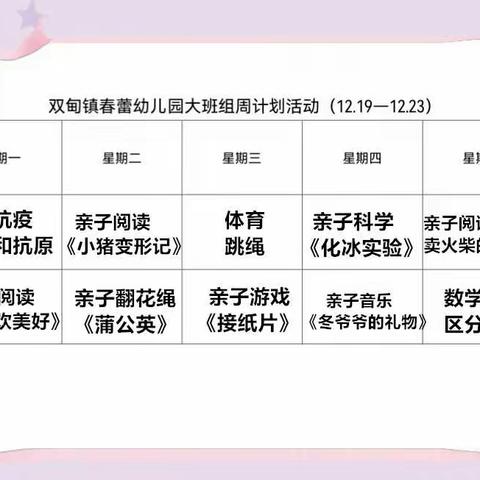 停课不停学 成长不延期——双甸镇春蕾东园大班组系列活动（一）