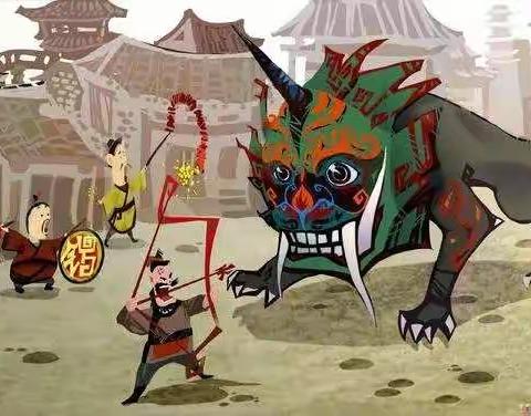 “传统节日我来讲——年的由来”青堡小学三年级组讲故事实践活动