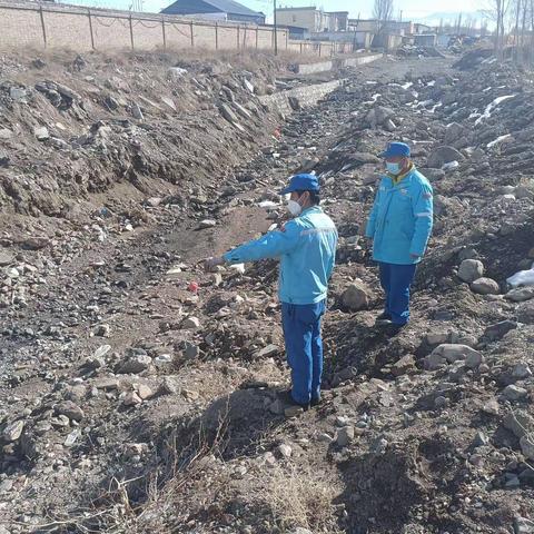 伊犁销售公司三岔口加油站积极做好春季融雪性洪水防范工作