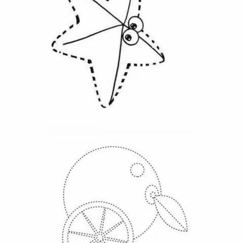 教学材料分享1～虚线画