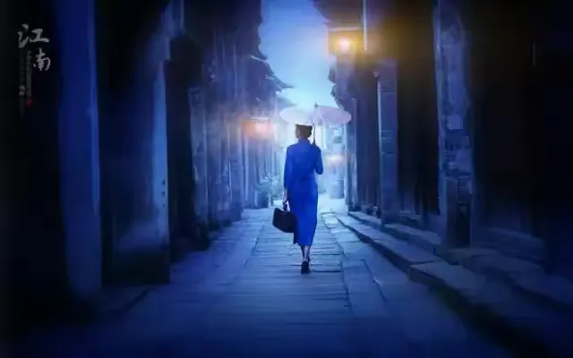 夜读江南月光朗