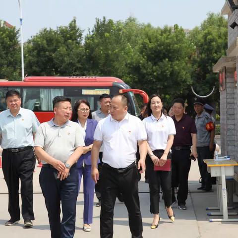 党建引领聚合力 交流学习促发展——东马曲小学党支部迎接教体系统党建观摩活动掠影