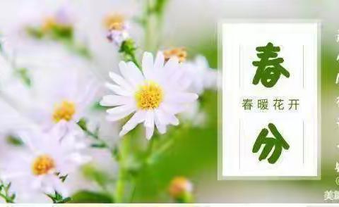 知节气，话春分——明德班主题活动