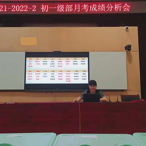 凝心聚力析成绩，众行致远结硕果--滨城区第六中学2021级阶段性测试成绩分析会