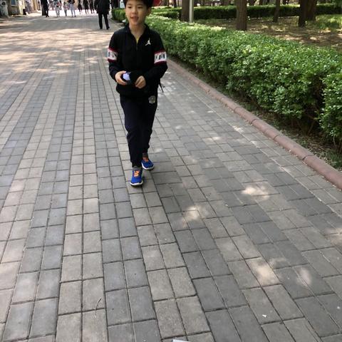 五一劳动节欧拉在朝阳公园游玩