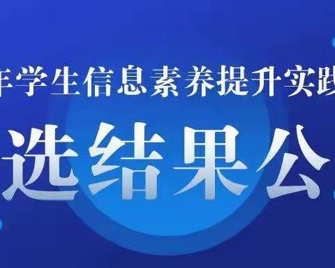 喜报丨昌乐北大公学学校在2022年学生信息素养提升实践活动中喜获佳绩