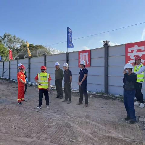 县水务局李副局长带队检查我县重点水务项目复工复产情况