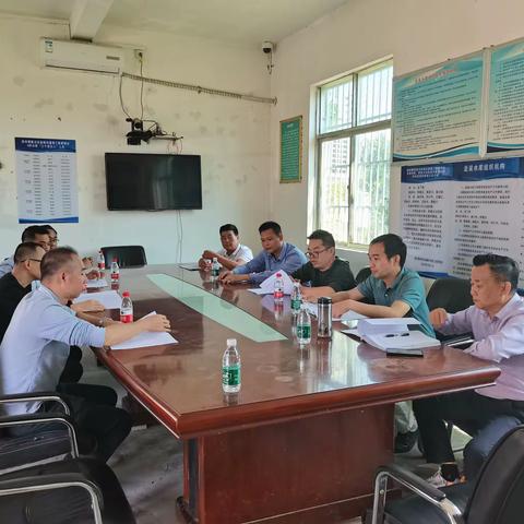 县水务局组织三宗水毁项目竣工验收暨汛前安全生产检查