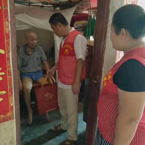 旧州镇重点优抚对象中秋慰问活动