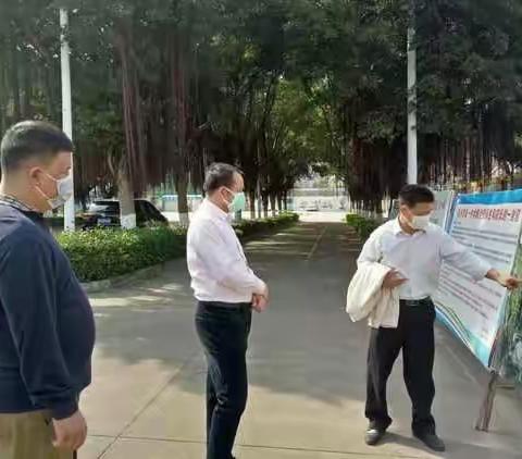 钦州市教育工委副书记罗福勇同志到钦州市第一中学检查学生返校防控新冠肺炎准备工作