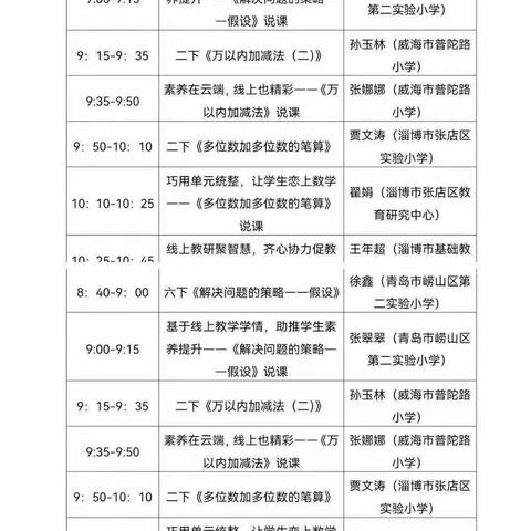 云端教研   线上助彩—记平邑县思源实验学校小学数学线上教学研讨会【平邑县思源实验学校—曹如如】