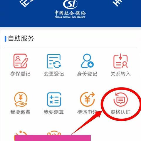 养老保险资格认证