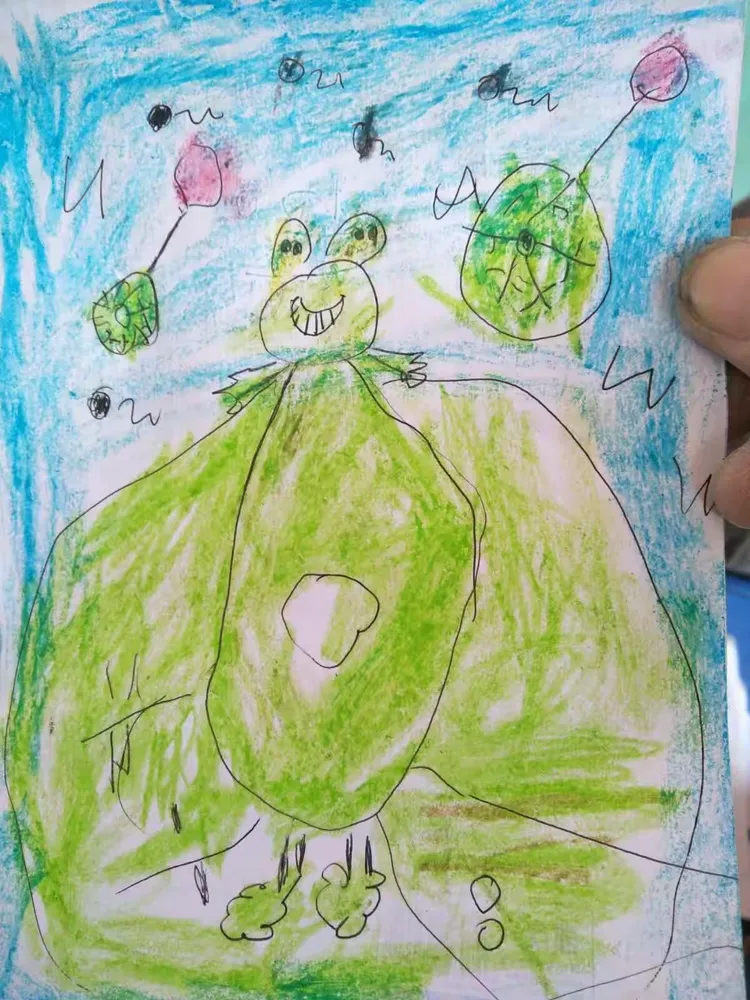 快乐的一只小青蛙