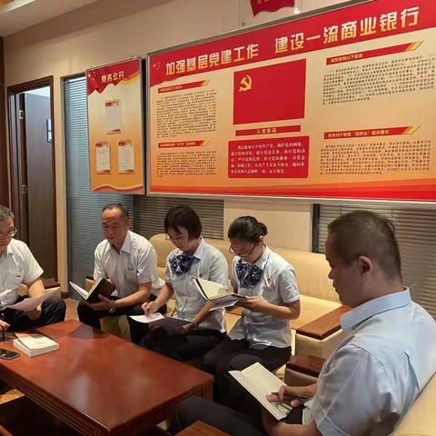 泰北支行党支部召开学党史专题组织生活会