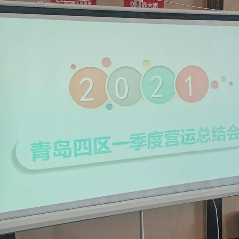 青岛四区                2021年1季度营运总结会