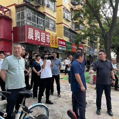 常抓不懈    持之以恒   丛台区区领导叶红杰、詹金东持续现场督导检查扬尘治理工作