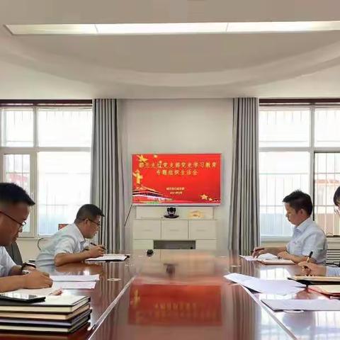 都兰支行党支部召开党史学习教育专题组织生活会