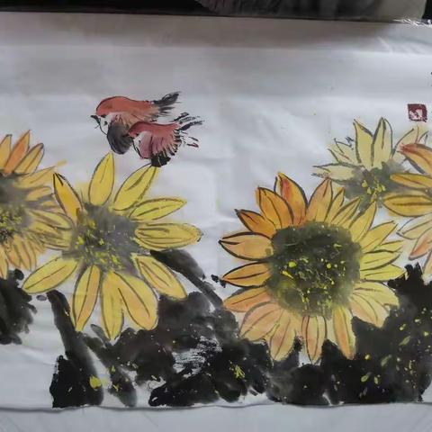 琼台师范学院美术学院美术学专业教学课业展示-2020美术学一画室《国画基础》