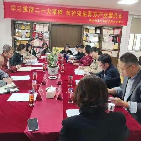 学习贯彻二十大精神 扶持宋韵膏方产业聚共识