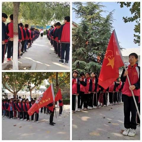 考城镇大王庄小学师生展开烈士纪念日扫祭活动