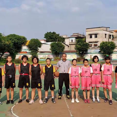 篮球小将 洋溢风采               —陈白沙小学勇夺2019蓬江区中小学篮球比赛女子冠军