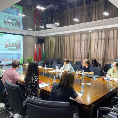 新城区政府副区长陈美蓉一行走访调研长乐中路街道辖区企业