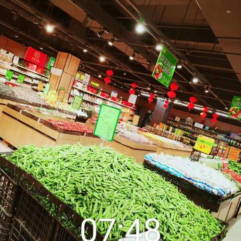 2月8日生鲜早市陈列