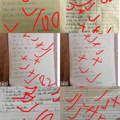 4月7号阳光四七班第7次线上考试打卡！