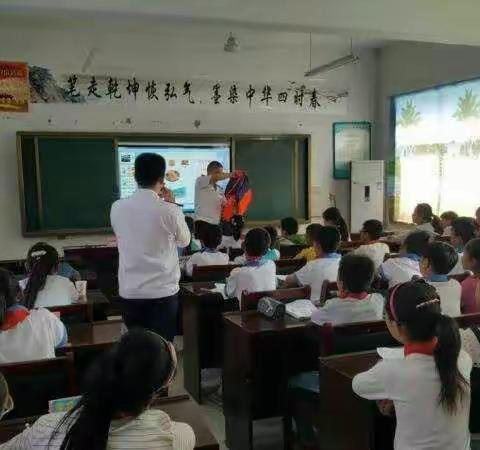 源汇区大刘镇多种形成开展未成年人防溺亡宣传教育活动