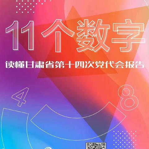 11个数字读懂甘肃省第十四次党代会报告