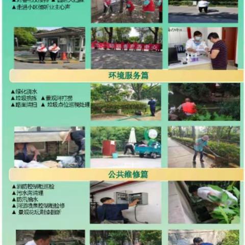 合生朗廷园2022年8月第二周服务简报