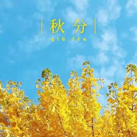 🌈二十四节气之『秋分』主题活动🍂