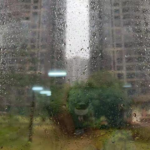 五源河天降大雨，却浇不灭物业人心中斗志。
