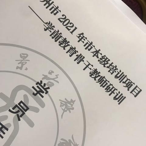 在学习中寻求创新，在创新中获取价值——柳州市学前教育骨干教师研训