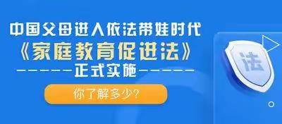 学家庭教育，做智慧父母——龙州县龙州镇新华幼儿园普法宣传之《家庭教育促进法》