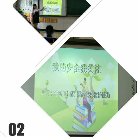 中华世纪城小学一年级安全教育之——安全牵系你我他