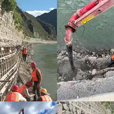 修筑冲刷悬空路基   消除道路安全隐患