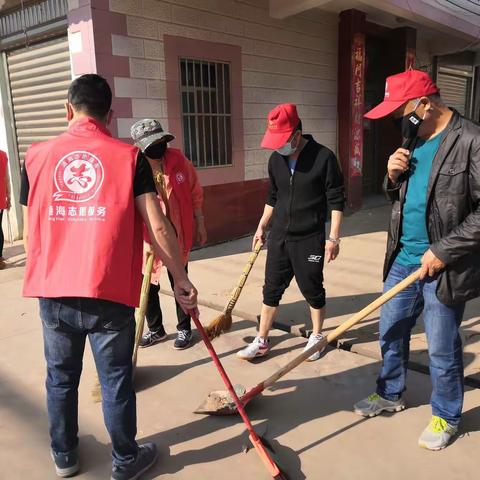 美化环境  从我做起——宣传部支部到大梨社区开展环境卫生整治