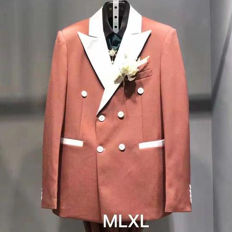 拍照西服三件套，丝绒两件套