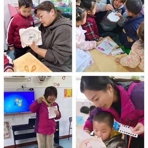 秦机幼儿园美劳DIY，—中班11月主题刺绣活动